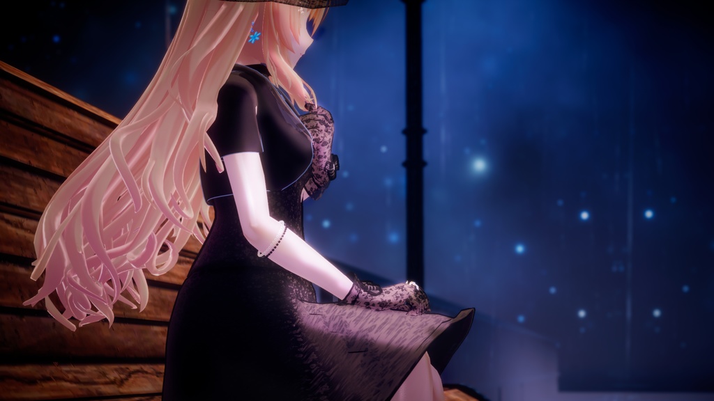 41アバター対応 ブラックフォーマル(VRChat向け衣装)