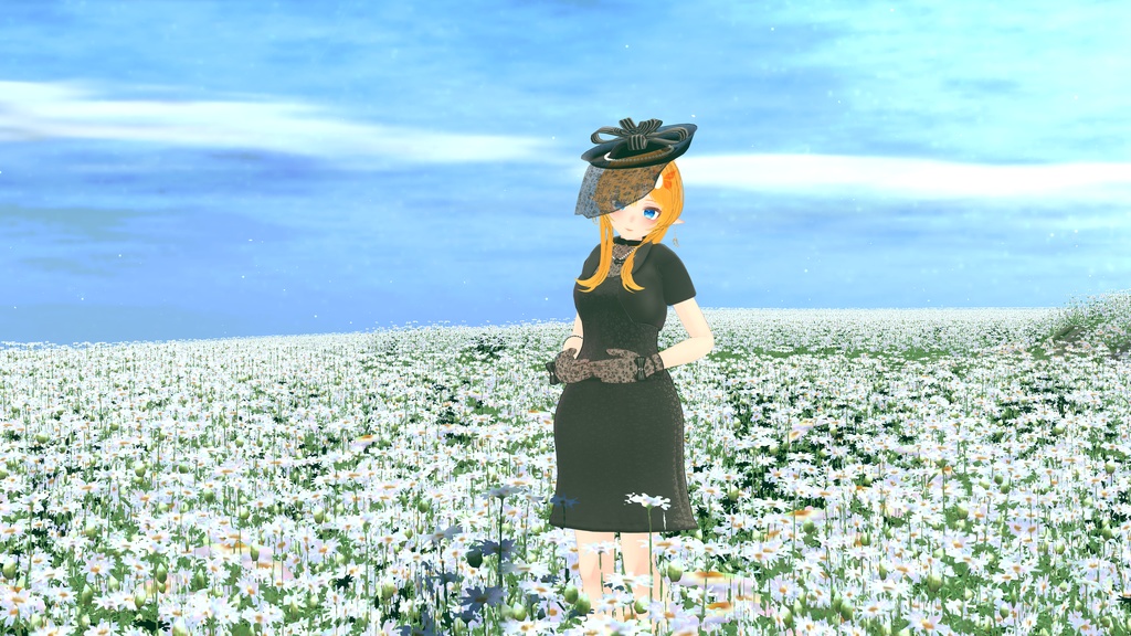 41アバター対応 ブラックフォーマル(VRChat向け衣装)