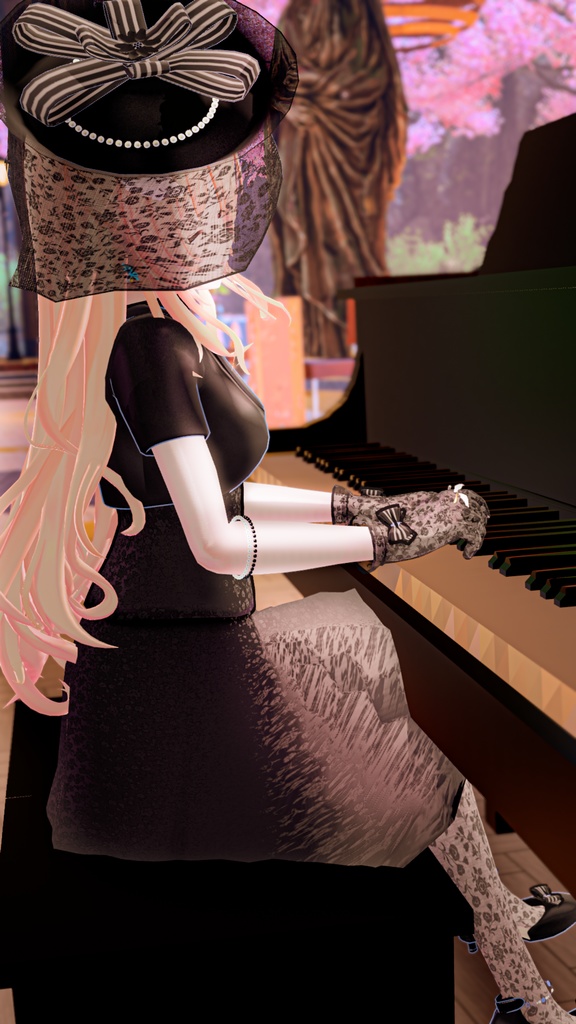 41アバター対応 ブラックフォーマル(VRChat向け衣装)