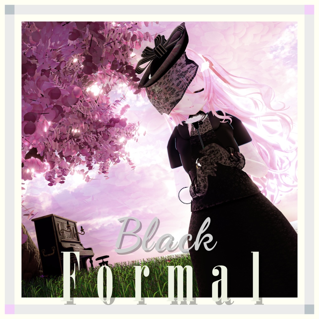 41アバター対応 ブラックフォーマル(VRChat向け衣装)