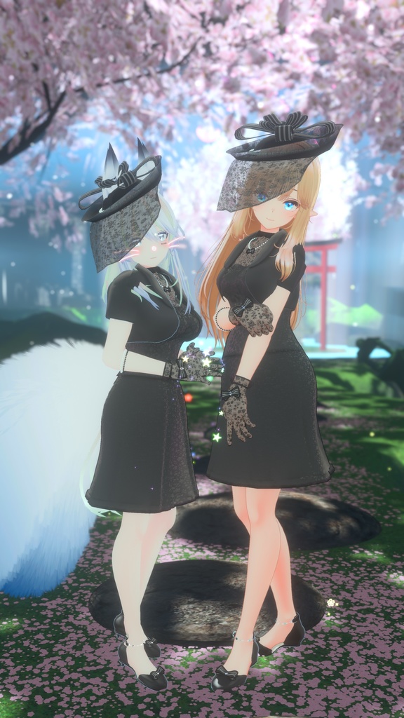 41アバター対応 ブラックフォーマル(VRChat向け衣装)