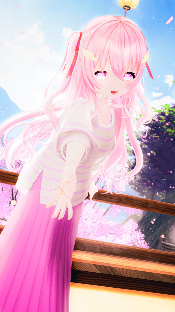 21アバター対応 シンプルスプリングコーデ (VRCHAT向け衣装)