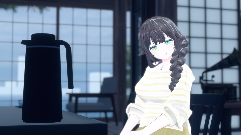 21アバター対応 シンプルスプリングコーデ (VRCHAT向け衣装)
