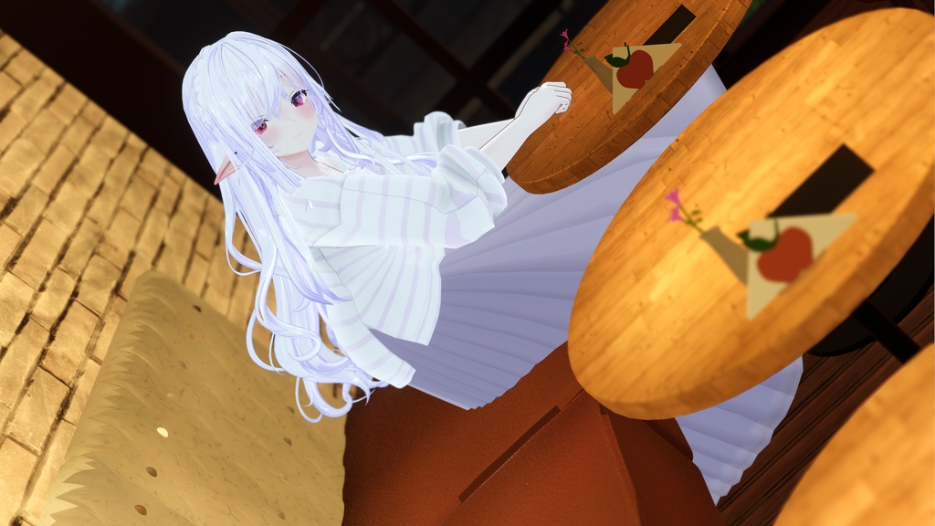 21アバター対応 シンプルスプリングコーデ (VRCHAT向け衣装)