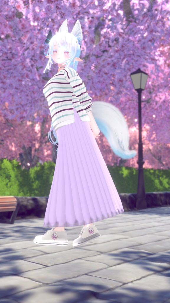 21アバター対応 シンプルスプリングコーデ (VRCHAT向け衣装)