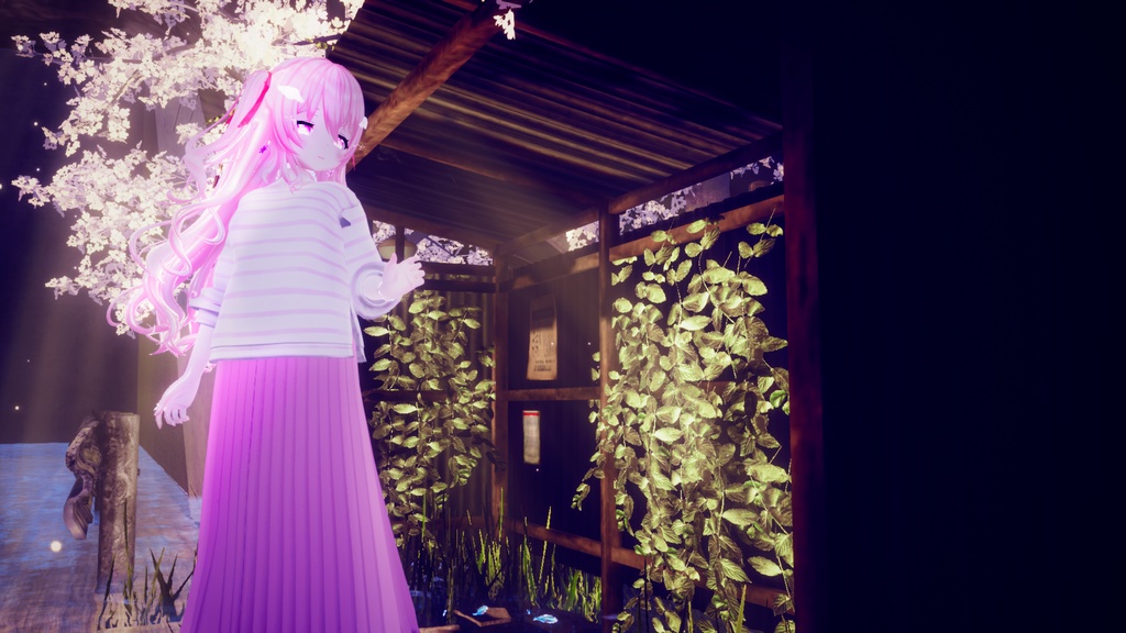 21アバター対応 シンプルスプリングコーデ (VRCHAT向け衣装)