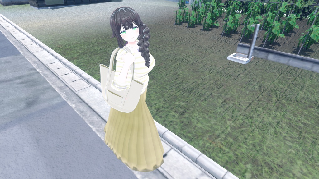 21アバター対応 シンプルスプリングコーデ (VRCHAT向け衣装)