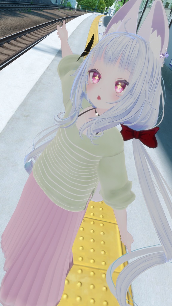 21アバター対応 シンプルスプリングコーデ (VRCHAT向け衣装)