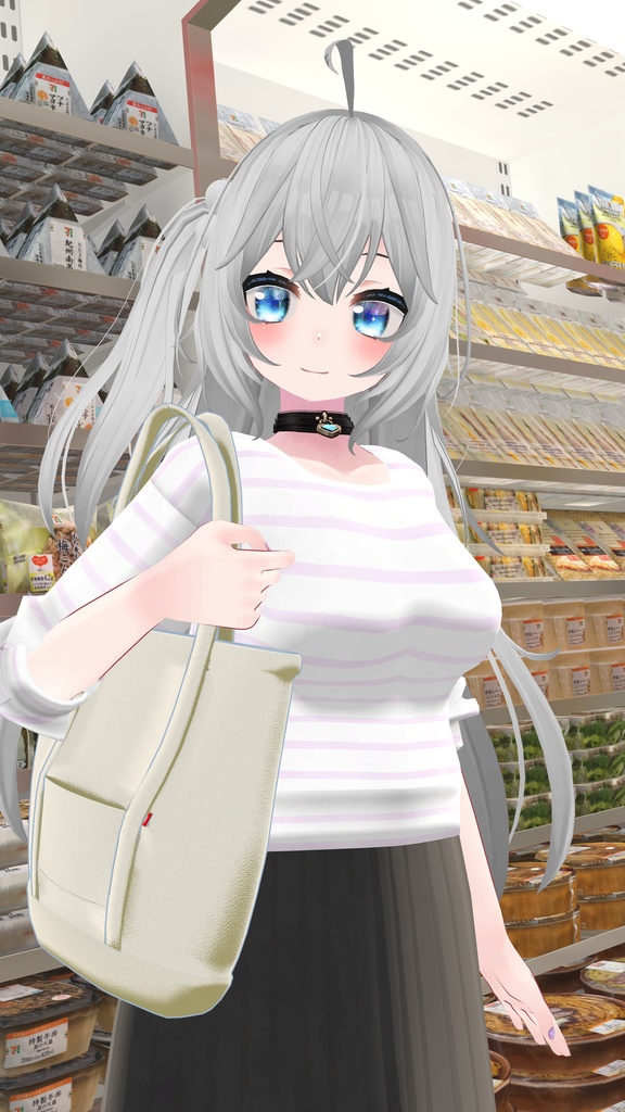 21アバター対応 シンプルスプリングコーデ (VRCHAT向け衣装)