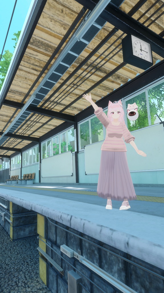 21アバター対応 シンプルスプリングコーデ (VRCHAT向け衣装)