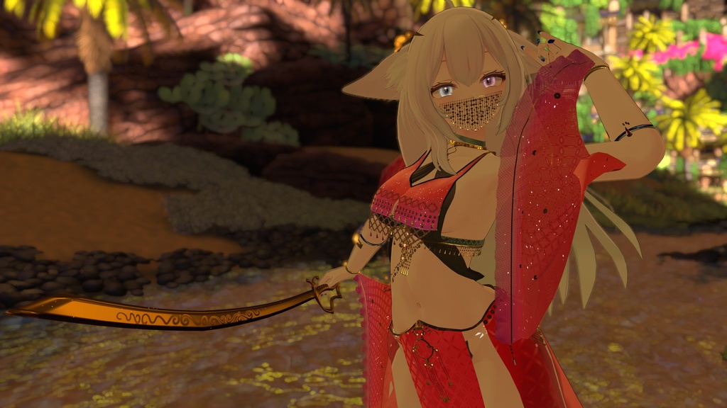 53アバター対応 LA PRINCESA DEL SOL (VRChat向け衣装)