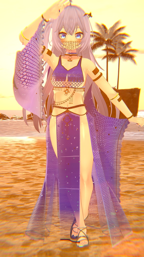 53アバター対応 LA PRINCESA DEL SOL (VRChat向け衣装)