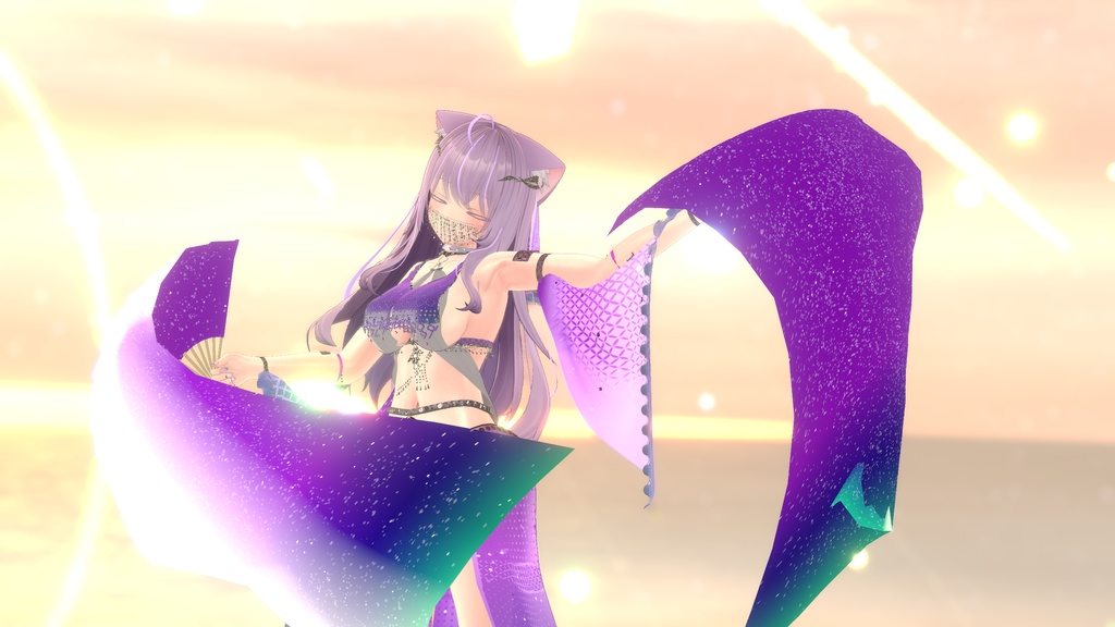 53アバター対応 LA PRINCESA DEL SOL (VRChat向け衣装)