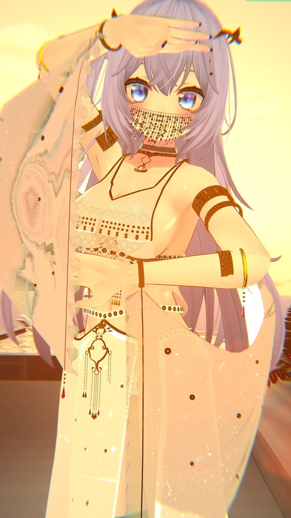 53アバター対応 LA PRINCESA DEL SOL (VRChat向け衣装)