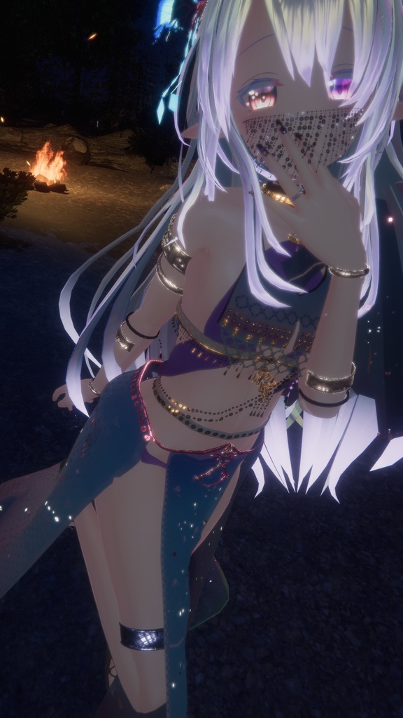 53アバター対応 LA PRINCESA DEL SOL (VRChat向け衣装)