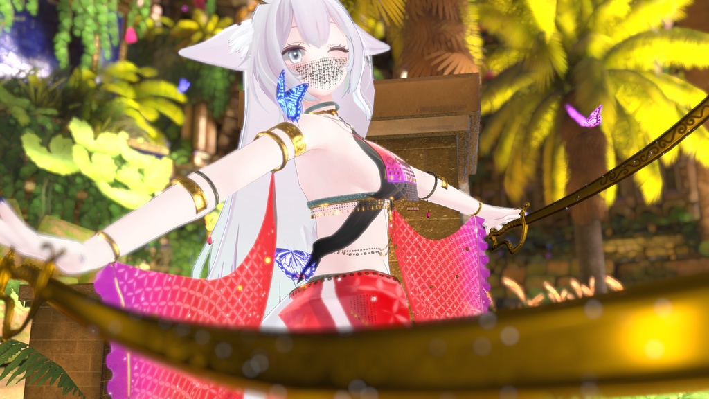 53アバター対応 LA PRINCESA DEL SOL (VRChat向け衣装)