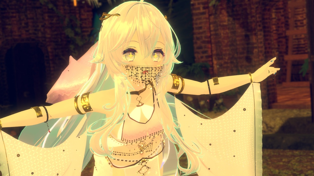 53アバター対応 LA PRINCESA DEL SOL (VRChat向け衣装)