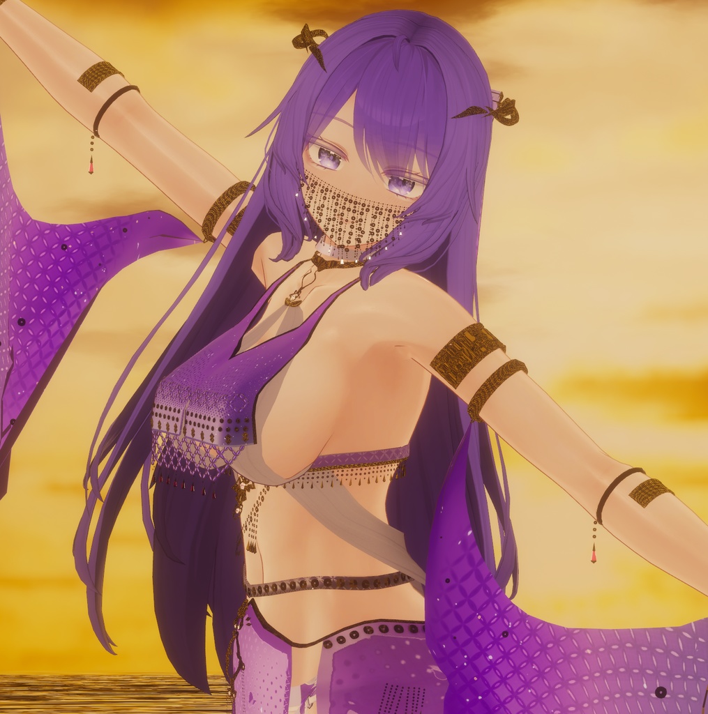 53アバター対応 LA PRINCESA DEL SOL (VRChat向け衣装)