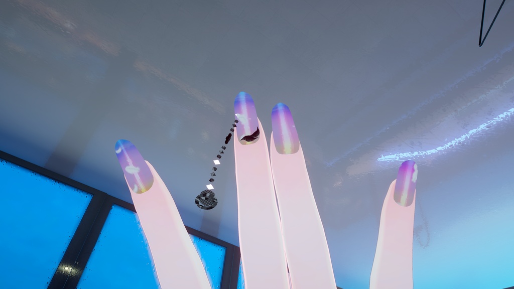 43アバター対応※ 動くネイルチップ 動くアイテクスチャ