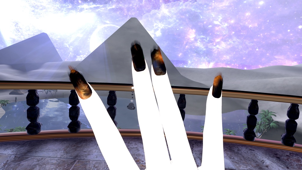 43アバター対応※ 動くネイルチップ 動くアイテクスチャ