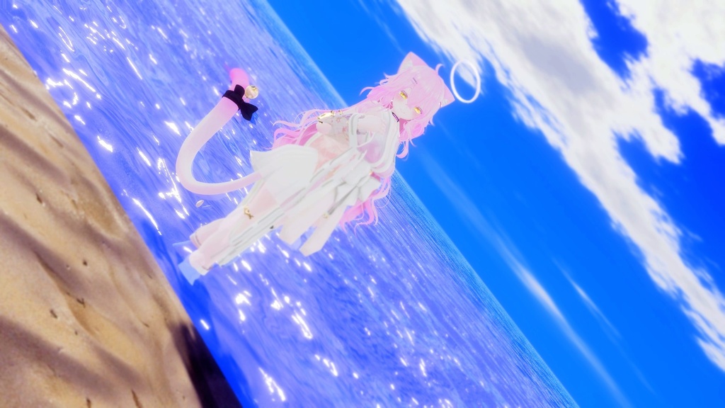 50アバター対応 天衣月雫 (VRChat向け和風水着)#mumu_shop