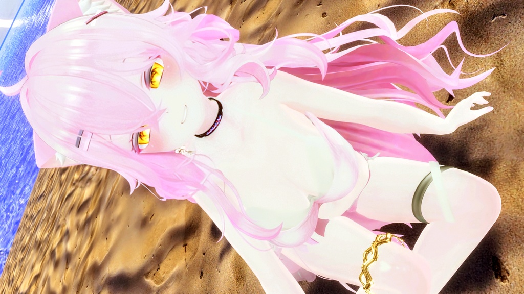 50アバター対応 天衣月雫 (VRChat向け和風水着)#mumu_shop