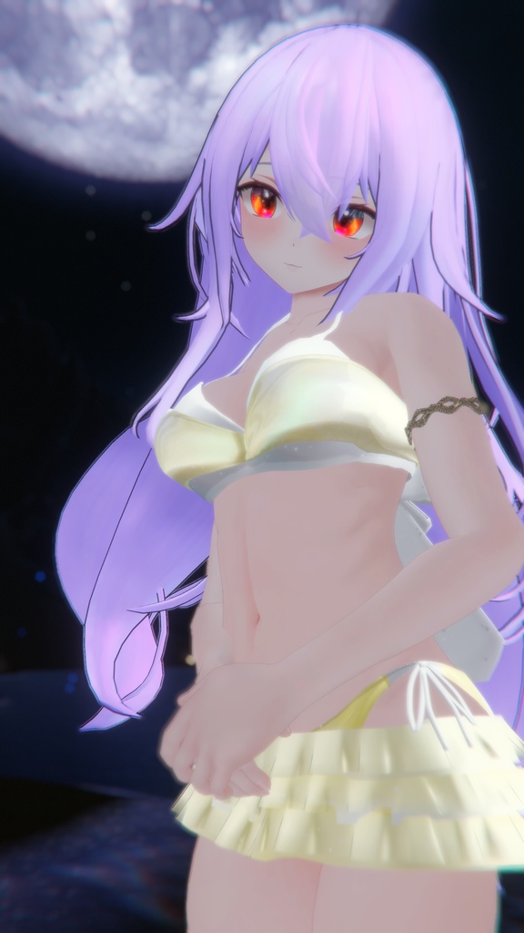 50アバター対応 天衣月雫 (VRChat向け和風水着)#mumu_shop