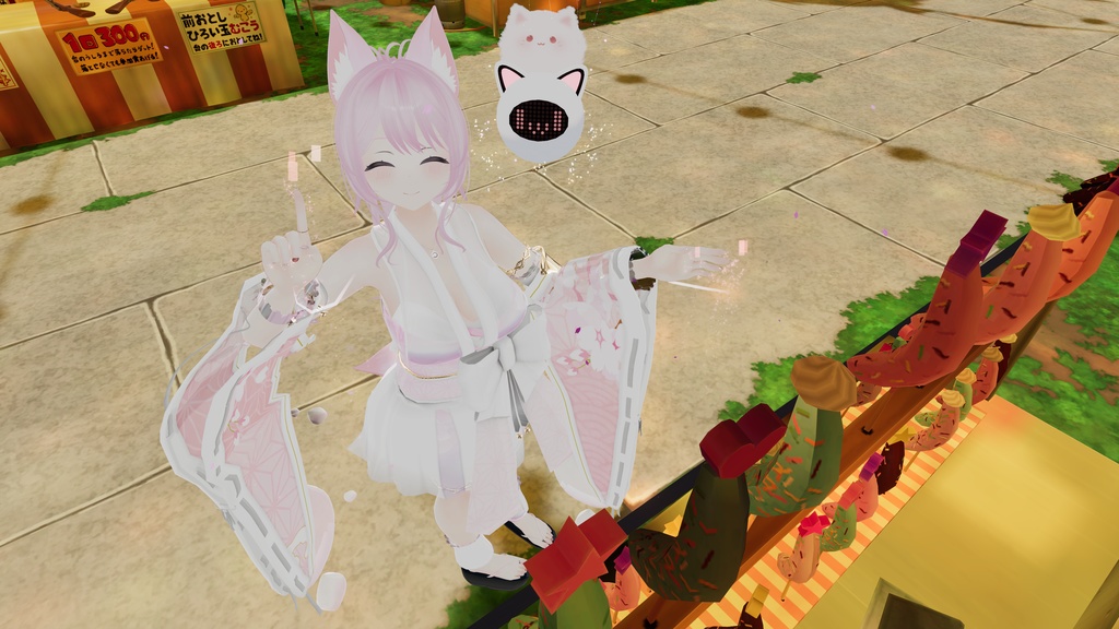 50アバター対応 天衣月雫 (VRChat向け和風水着)#mumu_shop