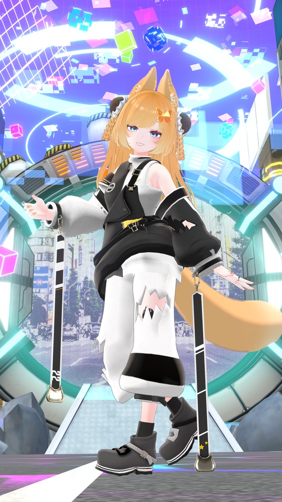 51アバター対応 Mischief ∑ Cat (VRChat向け衣装)#mumu_shop