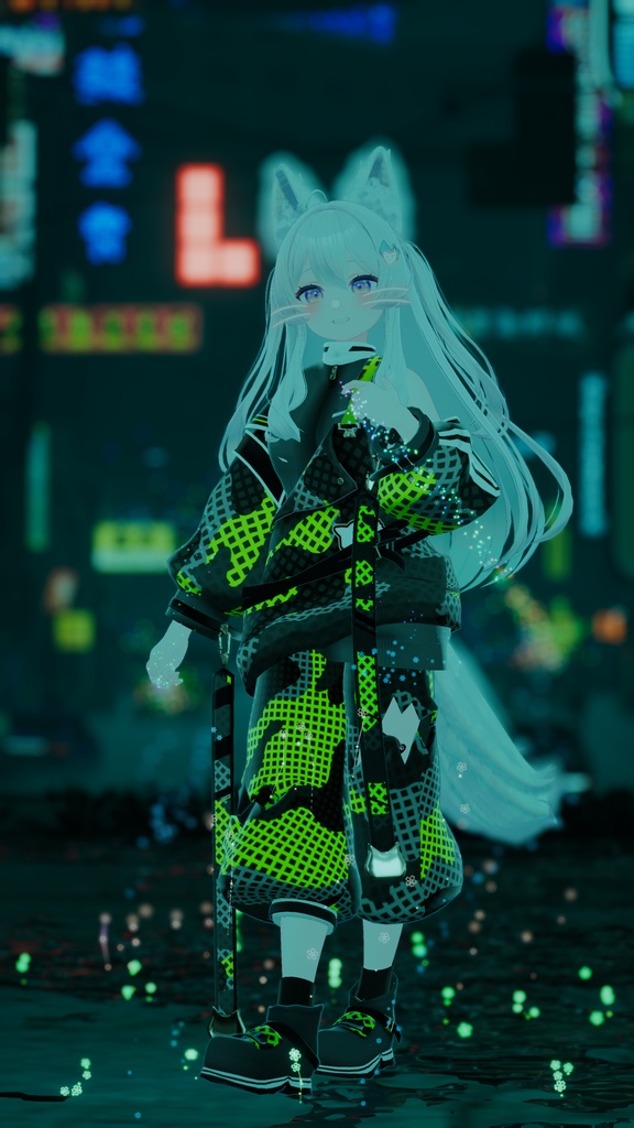 51アバター対応 Mischief ∑ Cat (VRChat向け衣装)#mumu_shop