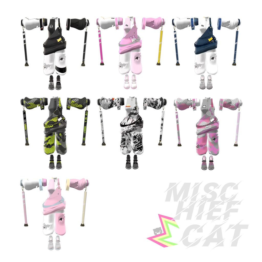 51アバター対応 Mischief ∑ Cat (VRChat向け衣装)#mumu_shop