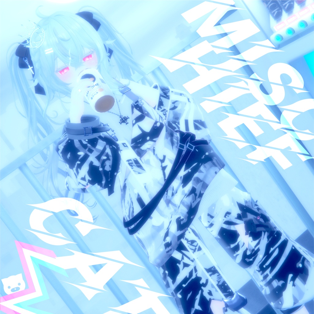 51アバター対応 Mischief ∑ Cat (VRChat向け衣装)#mumu_shop