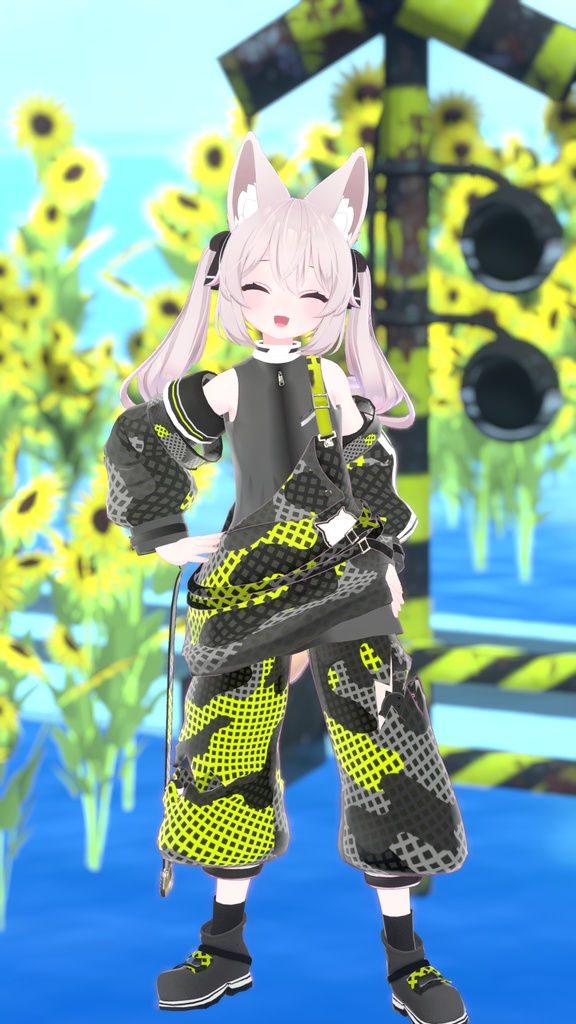 51アバター対応 Mischief ∑ Cat (VRChat向け衣装)#mumu_shop