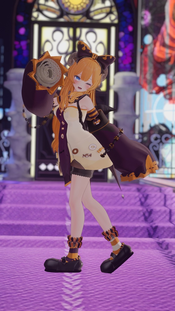 72アバター対応 NaughtySugerSweets (VRChat向け衣装)