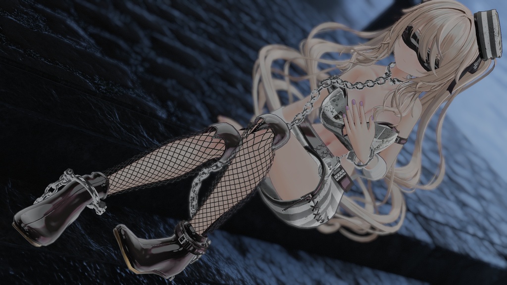 39アバター対応 Rebellious Chain (VRChat向け衣装)