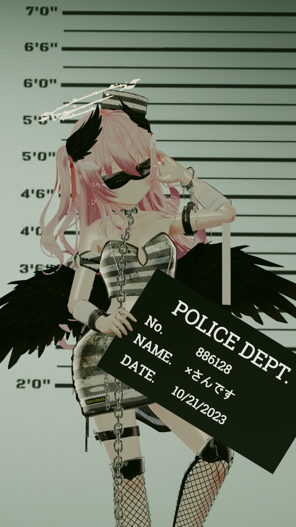 39アバター対応 Rebellious Chain (VRChat向け衣装)