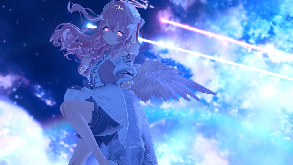 60アバター対応 氷奏響華(VRChat向け衣装)#mumu_shop