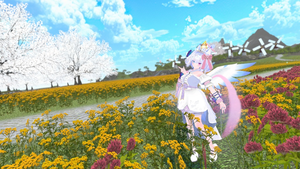 60アバター対応 氷奏響華(VRChat向け衣装)#mumu_shop
