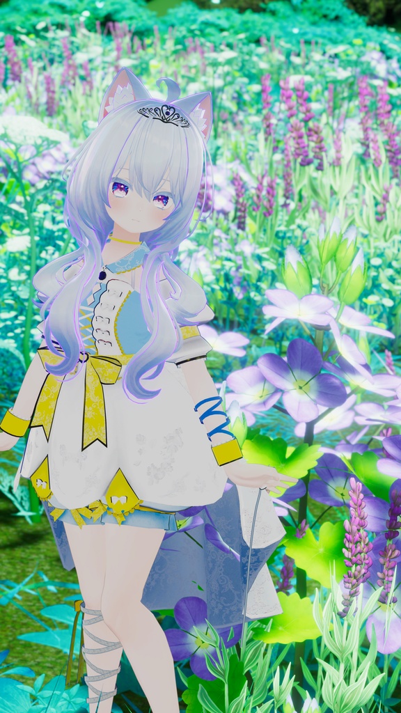 60アバター対応 氷奏響華(VRChat向け衣装)#mumu_shop