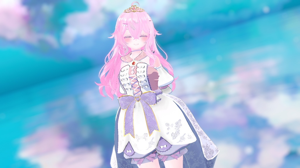 60アバター対応 氷奏響華(VRChat向け衣装)#mumu_shop