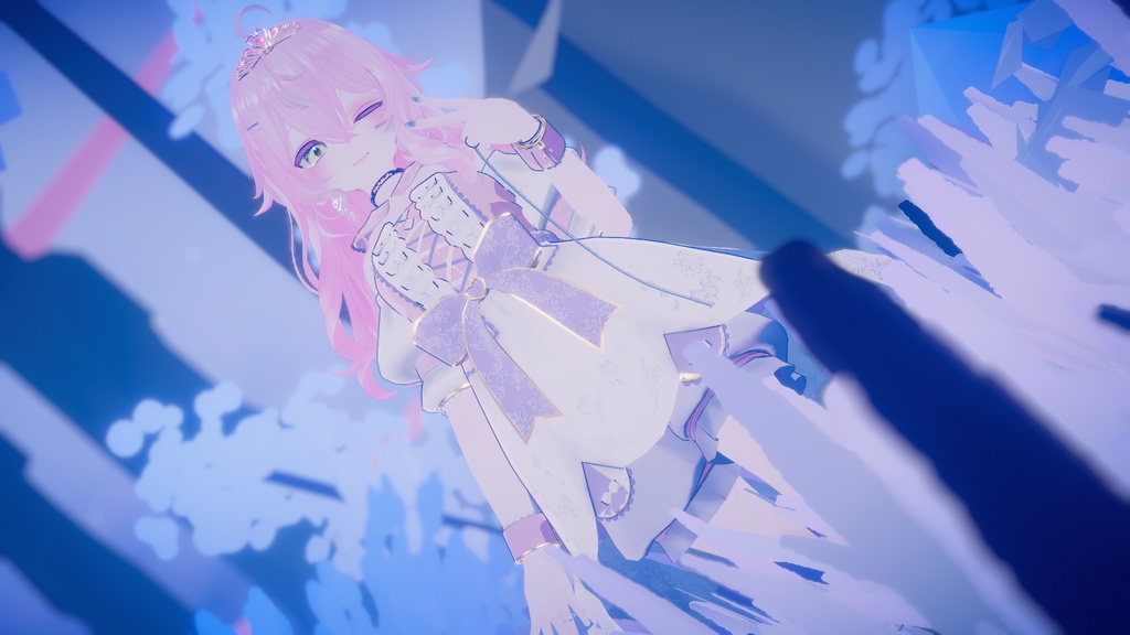 60アバター対応 氷奏響華(VRChat向け衣装)#mumu_shop