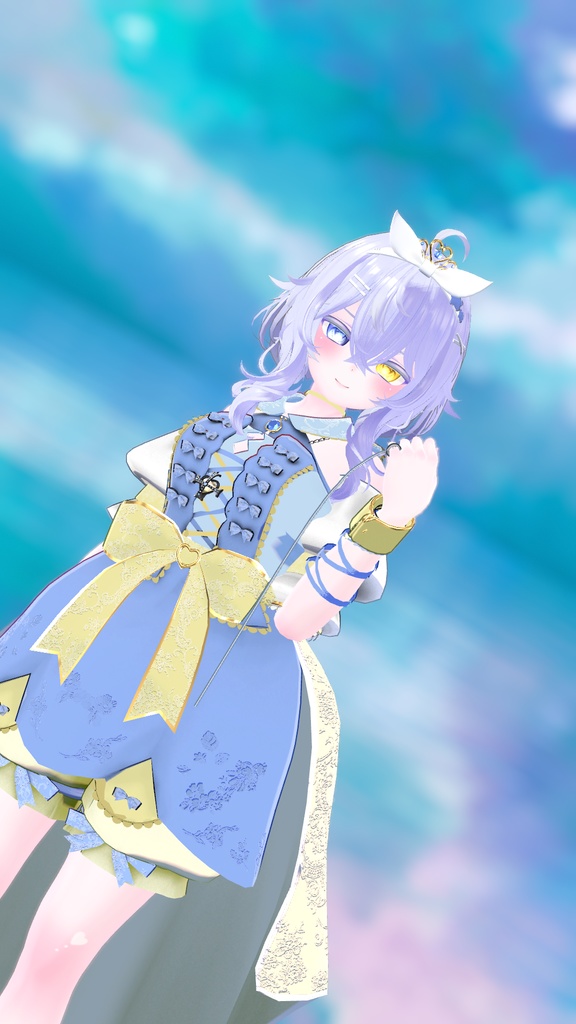 60アバター対応 氷奏響華(VRChat向け衣装)#mumu_shop