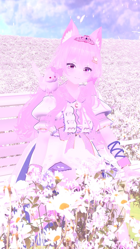 60アバター対応 氷奏響華(VRChat向け衣装)#mumu_shop