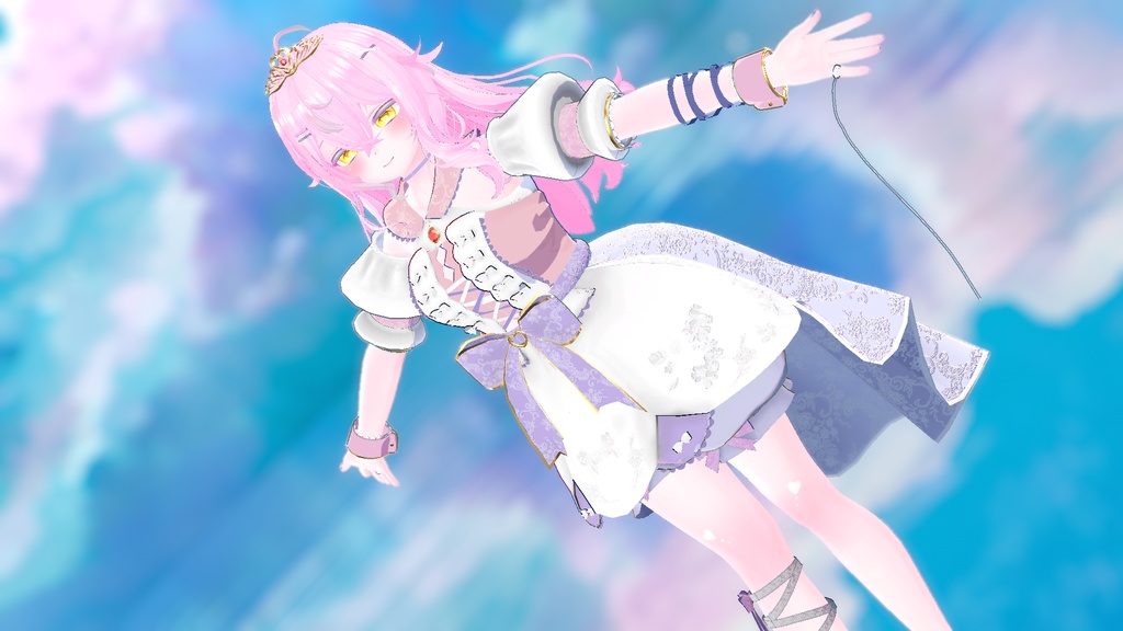 60アバター対応 氷奏響華(VRChat向け衣装)#mumu_shop