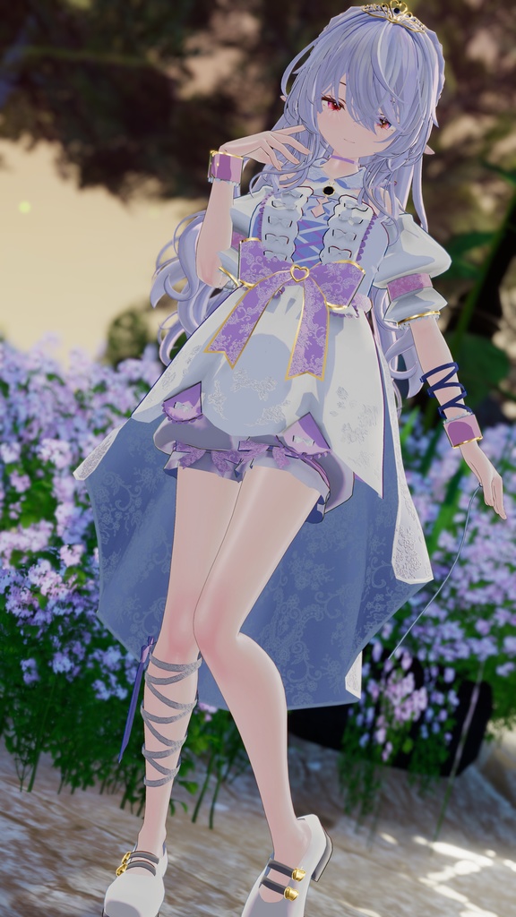 60アバター対応 氷奏響華(VRChat向け衣装)#mumu_shop