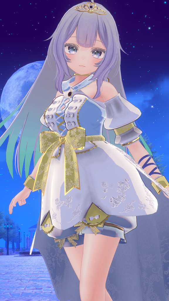 60アバター対応 氷奏響華(VRChat向け衣装)#mumu_shop