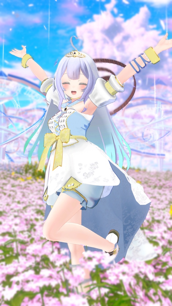 60アバター対応 氷奏響華(VRChat向け衣装)#mumu_shop