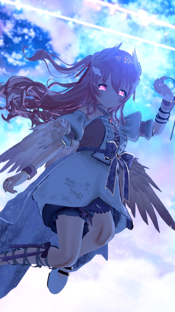 60アバター対応 氷奏響華(VRChat向け衣装)#mumu_shop