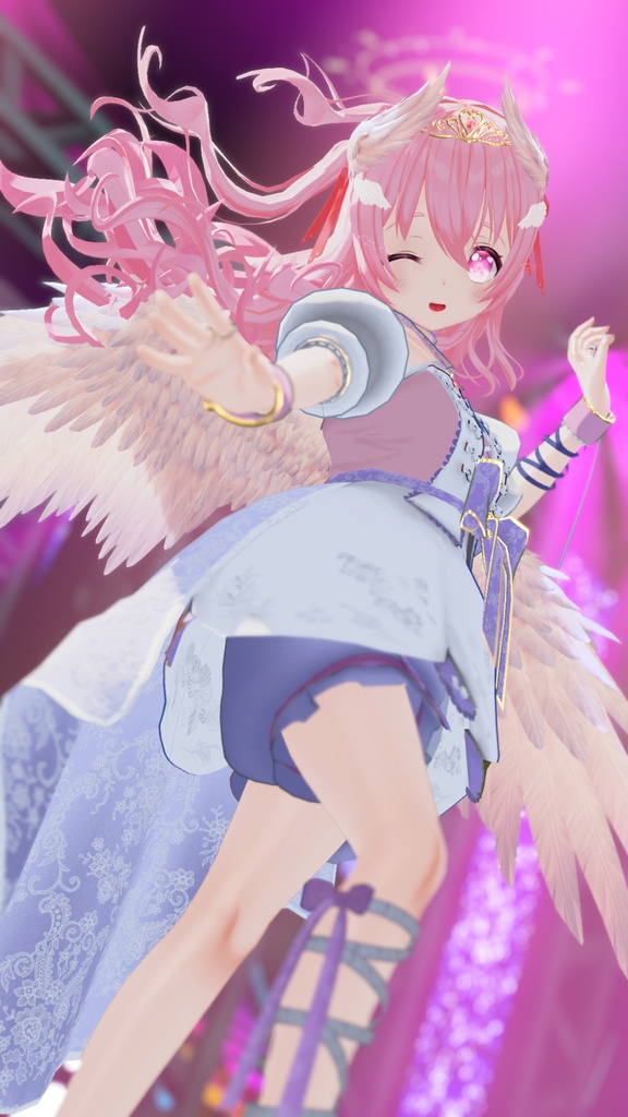 60アバター対応 氷奏響華(VRChat向け衣装)#mumu_shop