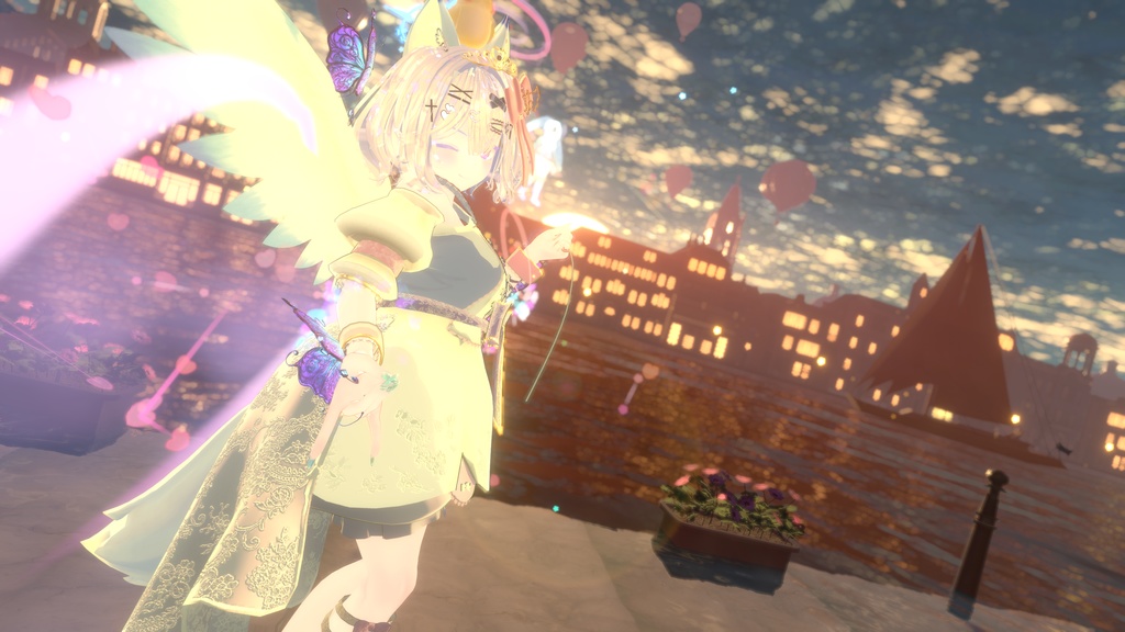 60アバター対応 氷奏響華(VRChat向け衣装)#mumu_shop